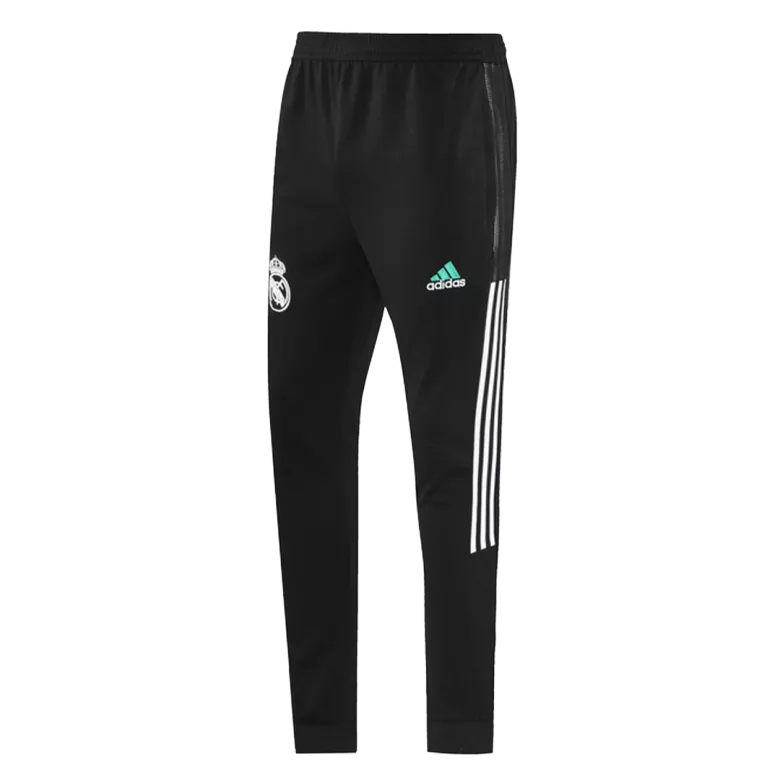 Real Madrid Hoodie Jacket Tracksuit 2021/22 Black - vstockx