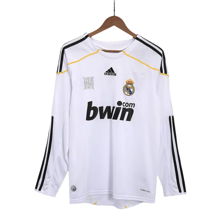 Vintage Soccer Jersey Real Madrid Home Long Sleeve 2009/10 - vstockx