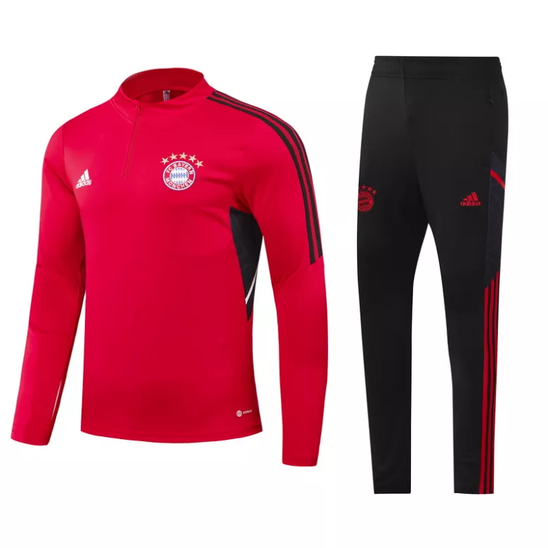 Bayern Munich 1/4 Zip Tracksuit 2022/23 Red - vstockx