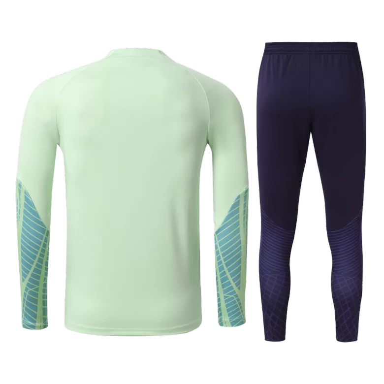 Brazil 1/4 Zip Tracksuit 2022 Kids Green - vstockx