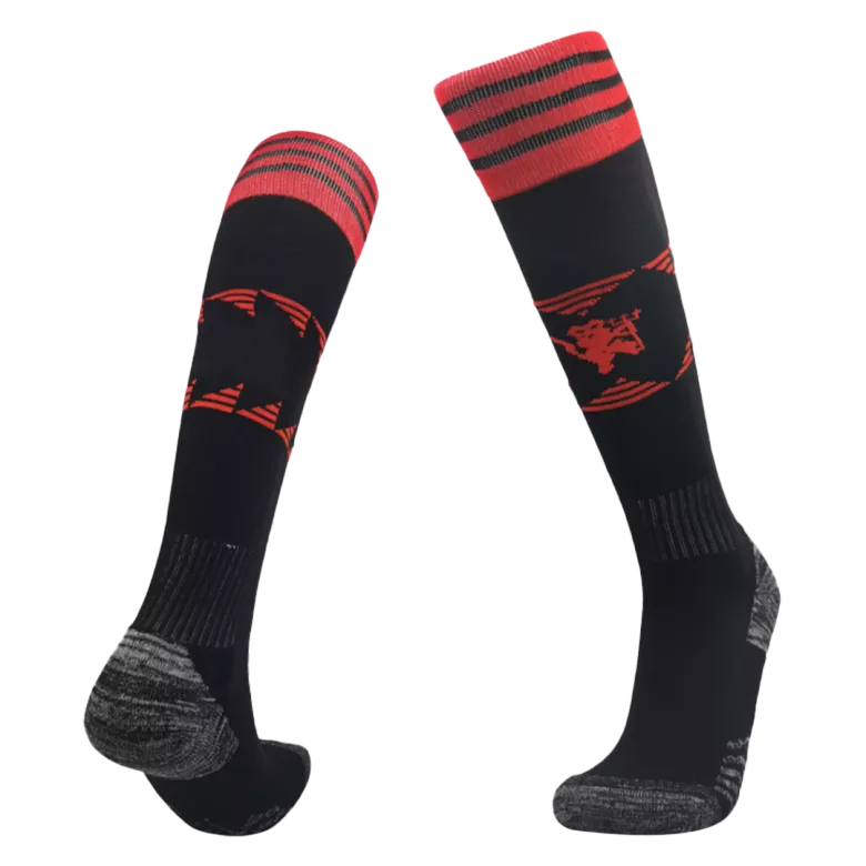 Manchester United Home Soccer Socks 2022/23 Kids - vstockx