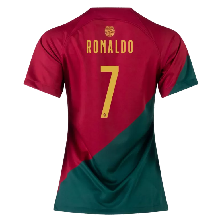 RONALDO #7 Portugal Home Jersey 2022 Women - vstockx