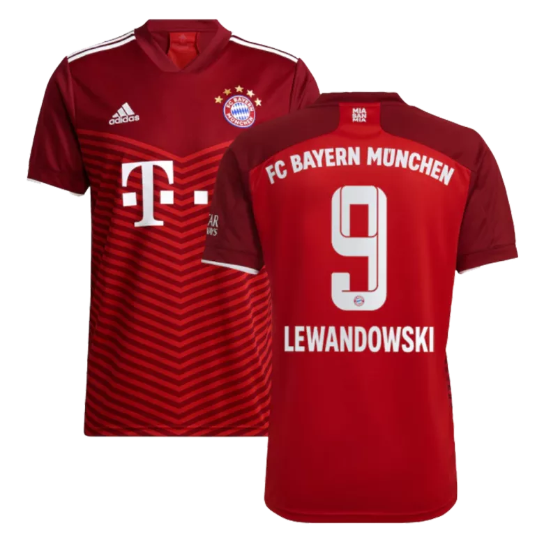 LEWANDOWSKI #9 Bayern Munich Home Soccer Jersey 2021/22 - vstockx