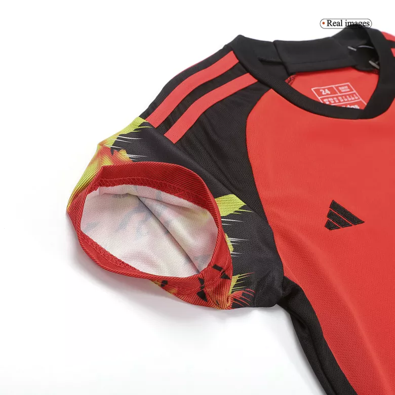 Belgium Home World Cup Kids Jerseys Kit 2022 - vstockx