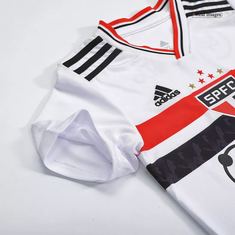 Sao Paulo FC Home Kids Soccer Jerseys Kit 2022/23 - vstockx