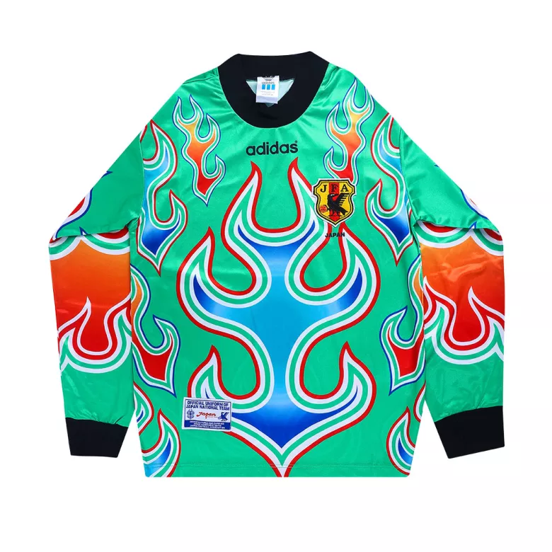 Japan Goalkeeper Long Sleeve Soccer Jersey 1998 - vstockx