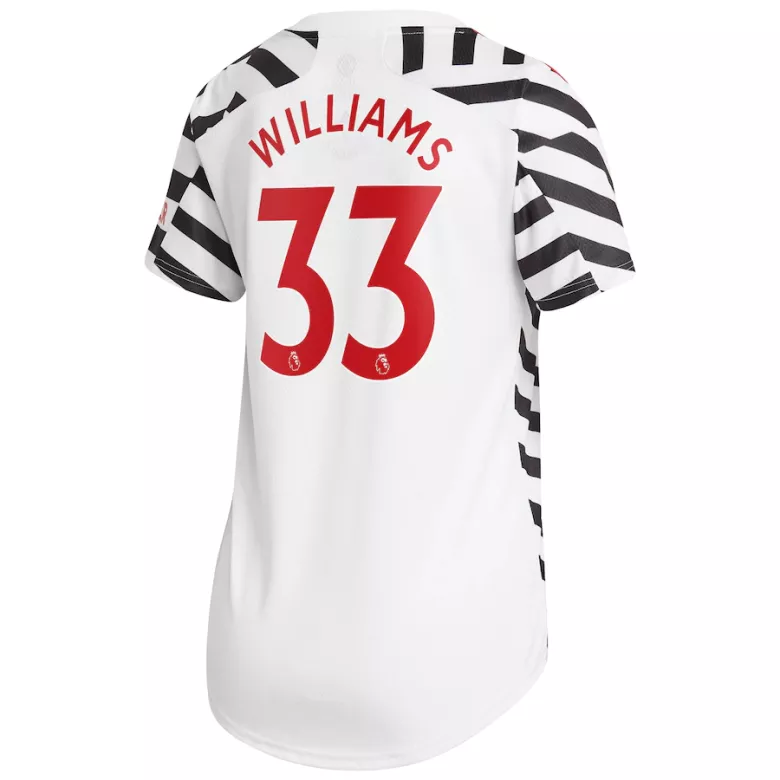 WILLIAMS #33 Manchester United Third Away Soccer Jersey 2020/21 Women - vstockx