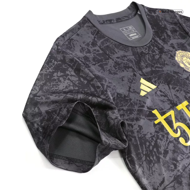 Manchester United Pre-Match Soccer Jersey 2023/24  grey - vstockx