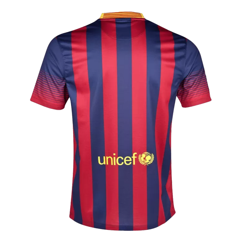 Vintage Soccer Jerseys Barcelona Home Jersey Shirts 2013/14 - vstockx