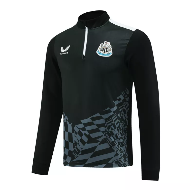 Newcastle United 1/4 Zip Tracksuit 2023/24 Black - vstockx