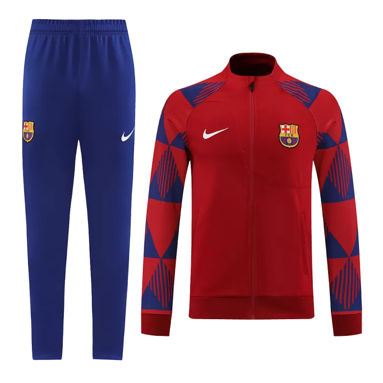 Barcelona Jacket Tracksuit 2022/23 Red - vstockx