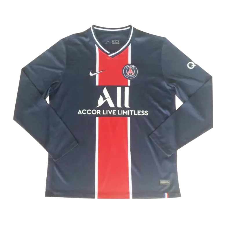 PSG Home Long Sleeve Soccer Jersey 2020/21 - vstockx