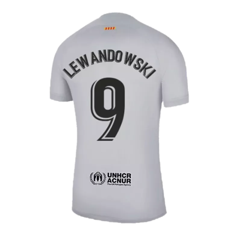 LEWANDOWSKI #9 Barcelona Third Away Jersey Shirt 2022/23 - vstockx