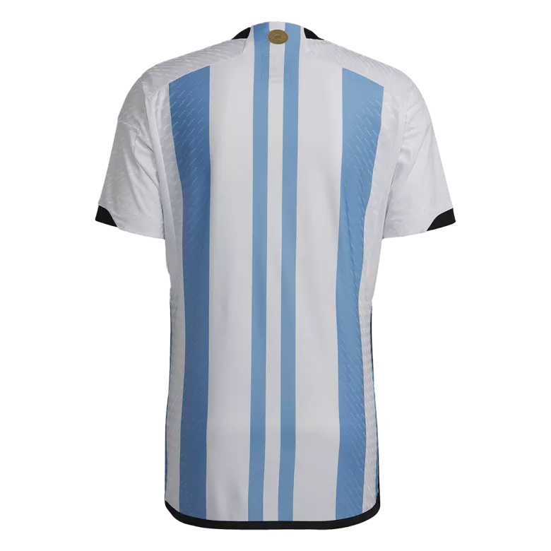 Argentina Three Stars Home Authentic Jersey World Cup 2022 - vstockx