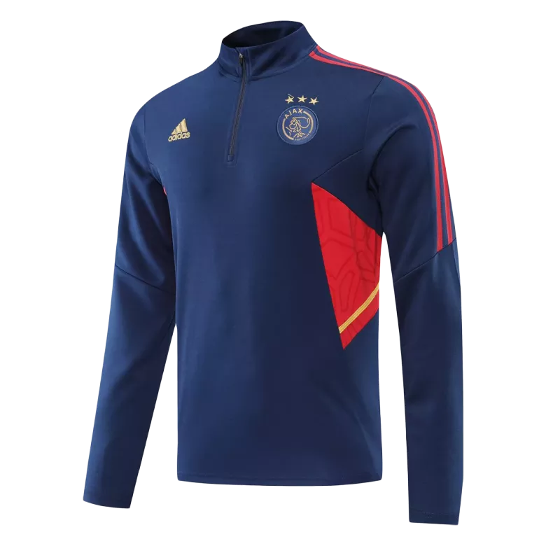 Ajax 1/4 Zip Tracksuit 2022/23 Blue - vstockx