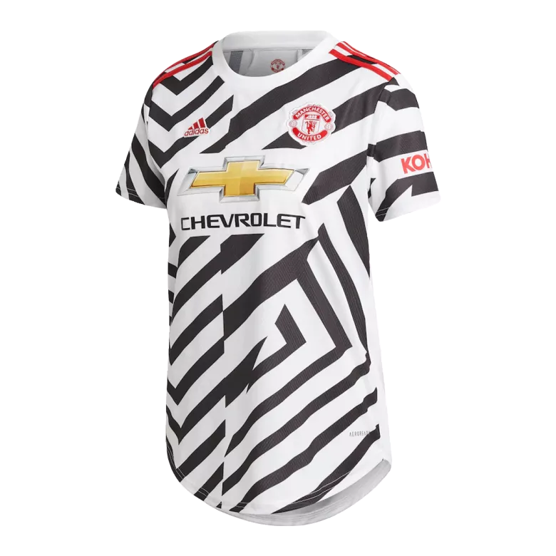 B.FERNANDES #18 Manchester United Third Away Soccer Jersey 2020/21 Women - vstockx