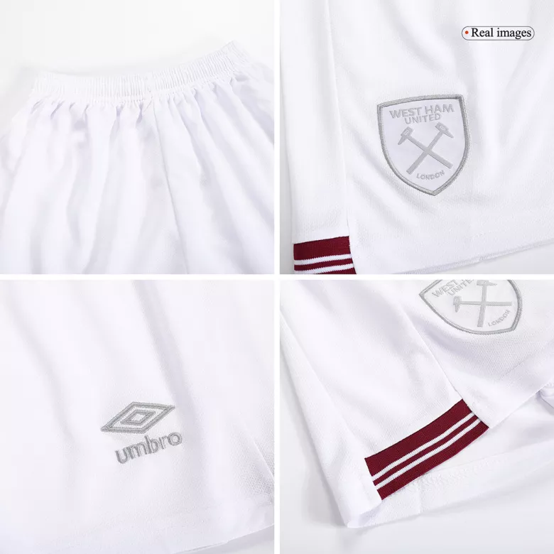 West Ham United Away Kids Soccer Jerseys Kit 2023/24 - vstockx