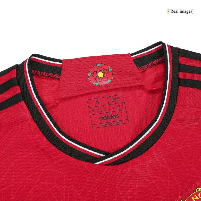 Manchester United Home Long Sleeve Soccer Jersey 2023/24 - vstockx