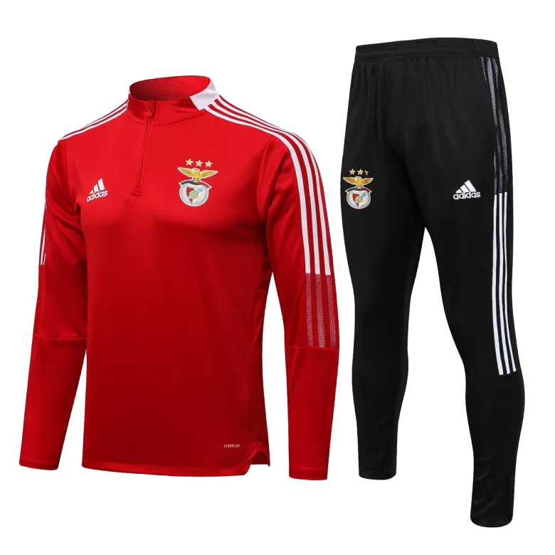 Benfica 1/4 Zip Tracksuit 2021/22 Red - vstockx