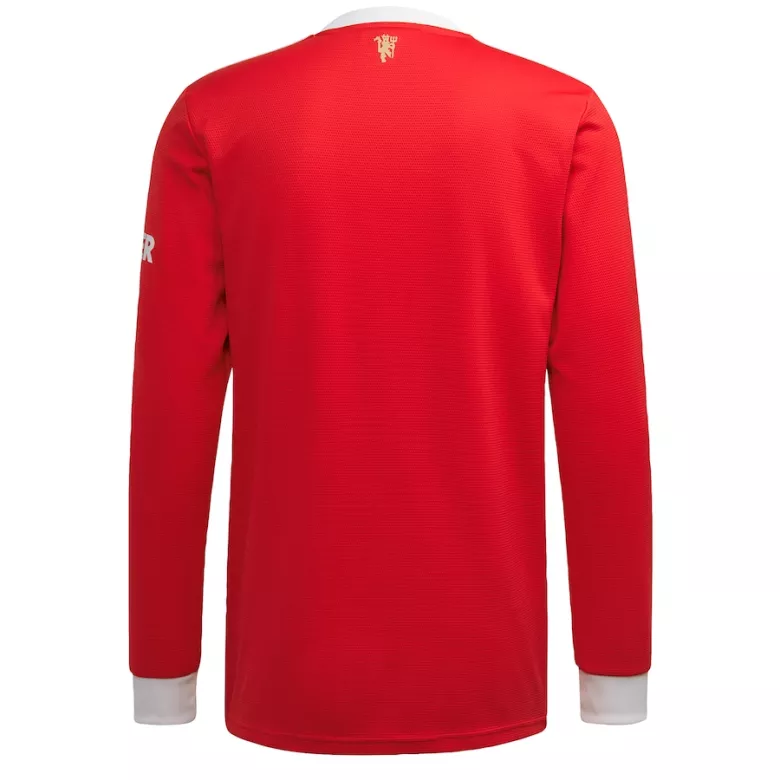 Manchester United Home Long Sleeve Soccer Jersey 2021/22 - vstockx