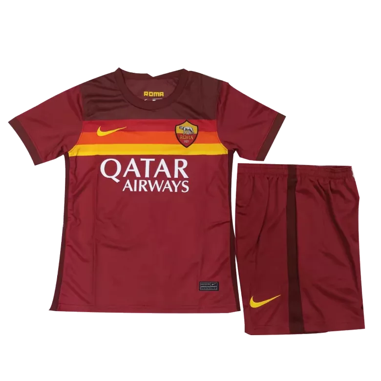 Roma Home Kids Soccer Jerseys Kit 2020/21 - vstockx