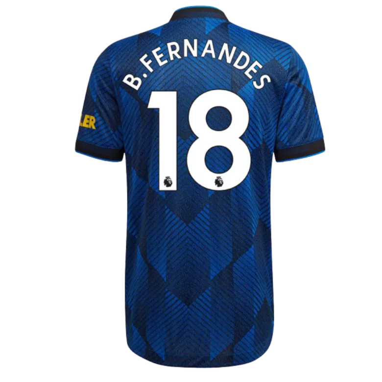 B.FERNANDES #18 Manchester United Third Away Jersey 2021/22 - vstockx