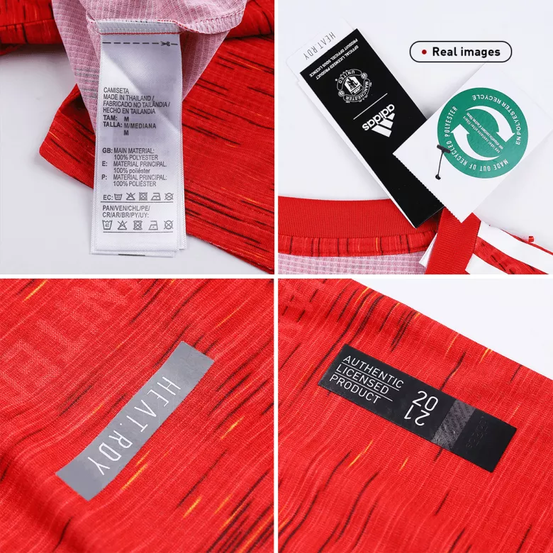 Manchester United Home Authentic Soccer Jersey 2020/21 - vstockx