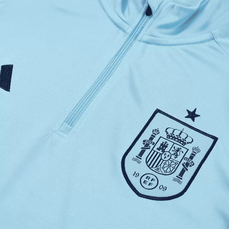 Spain 1/4 Zip Tracksuit 2022/23 Blue - vstockx