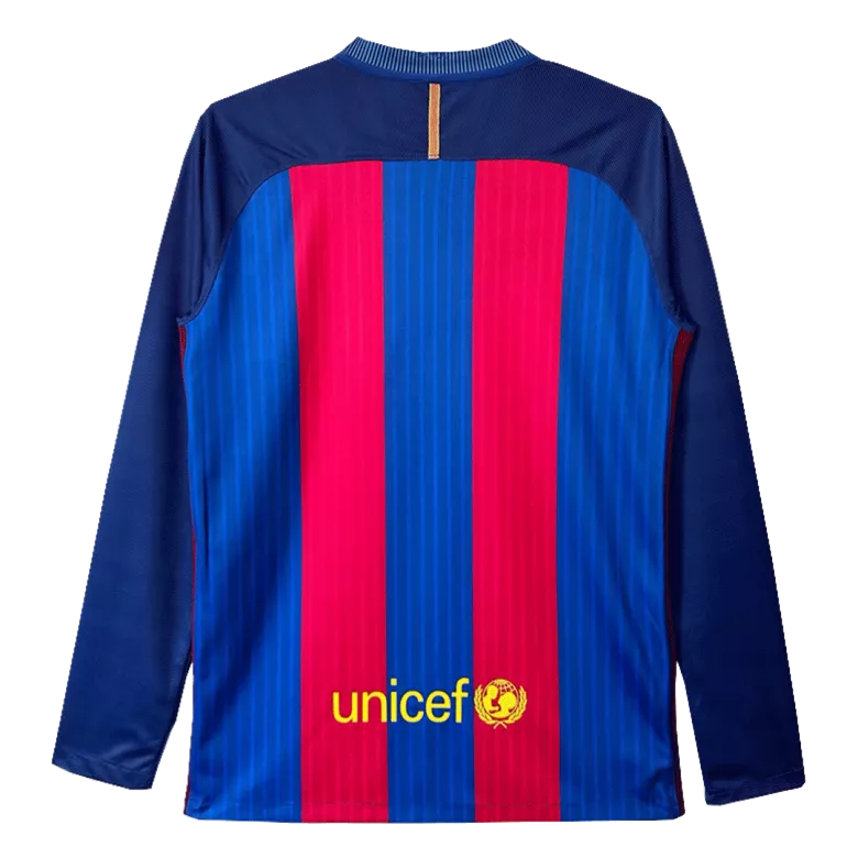 Vintage Soccer Jersey Barcelona Home Long Sleeve 16/17 - vstockx