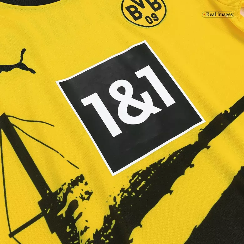 Borussia Dortmund Home Long Sleeve Soccer Jersey 2023/24 - vstockx