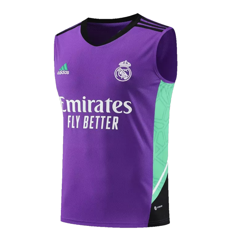 Real Madrid Jerseys Sleeveless Training Kit 2022/23 Purple - vstockx