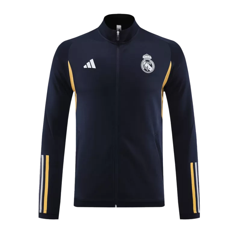 Real Madrid Jacket Tracksuit 2023/24 Navy - vstockx
