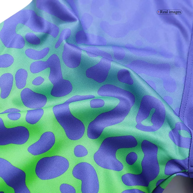 Brazil Away Long Sleeve Soccer Jersey 2022 - vstockx