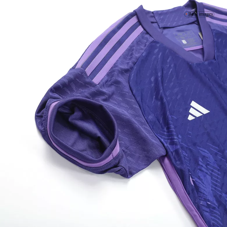 Messi #10 Argentina Away Authentic Jersey World Cup 2022 - vstockx