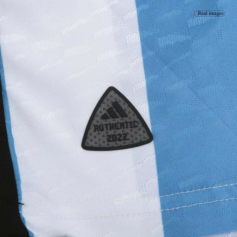 Argentina Home Authentic Jersey World Cup 2022 - Final Edition - vstockx