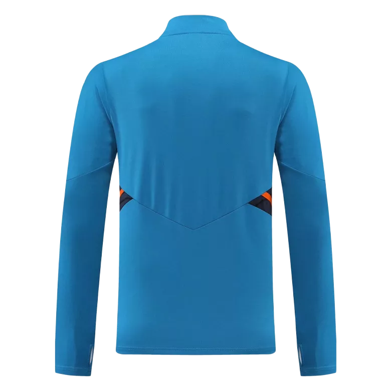Manchester United 1/4 Zip Tracksuit 2022/23 Blue - vstockx