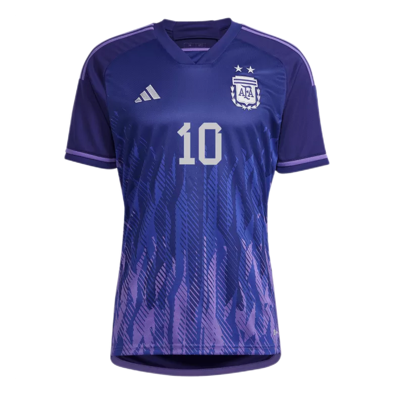 Messi #10 Argentina Away Jersey Shirt World Cup 2022 - vstockx
