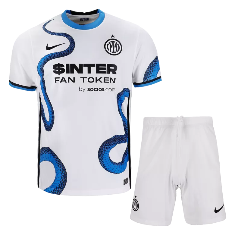 Inter Milan Away Kids Soccer Jerseys Kit 2021/22 - vstockx