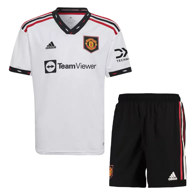 Manchester United Away Kids Soccer Jerseys Full Kit 2022/23 - vstockx