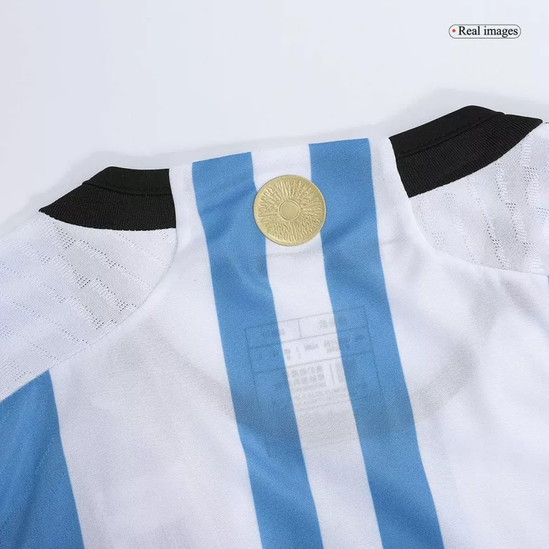 Argentina Home Authentic Jersey World Cup 2022 - Final Edition - vstockx