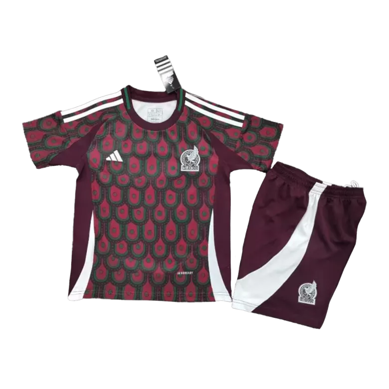 Mexico Home Kids Jerseys Kit Copa America 2024 - vstockx