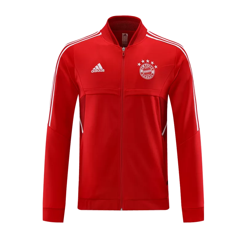Bayern Munich Jacket Tracksuit 2022/23 Red - vstockx