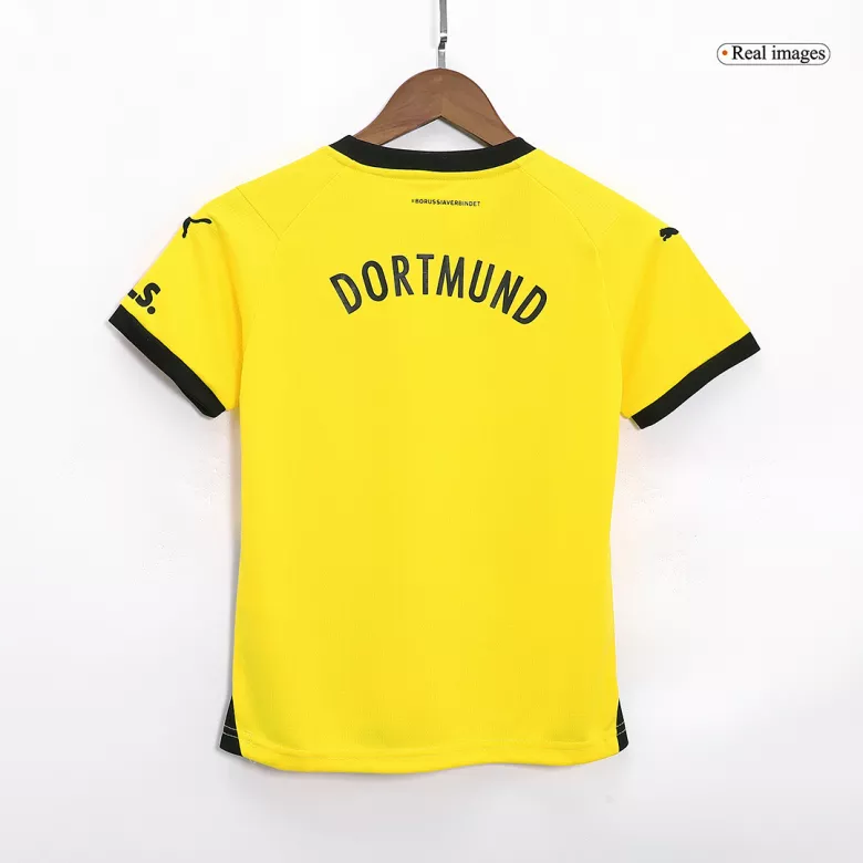Borussia Dortmund Home Kids Jerseys Full Kit 2023/24 - vstockx