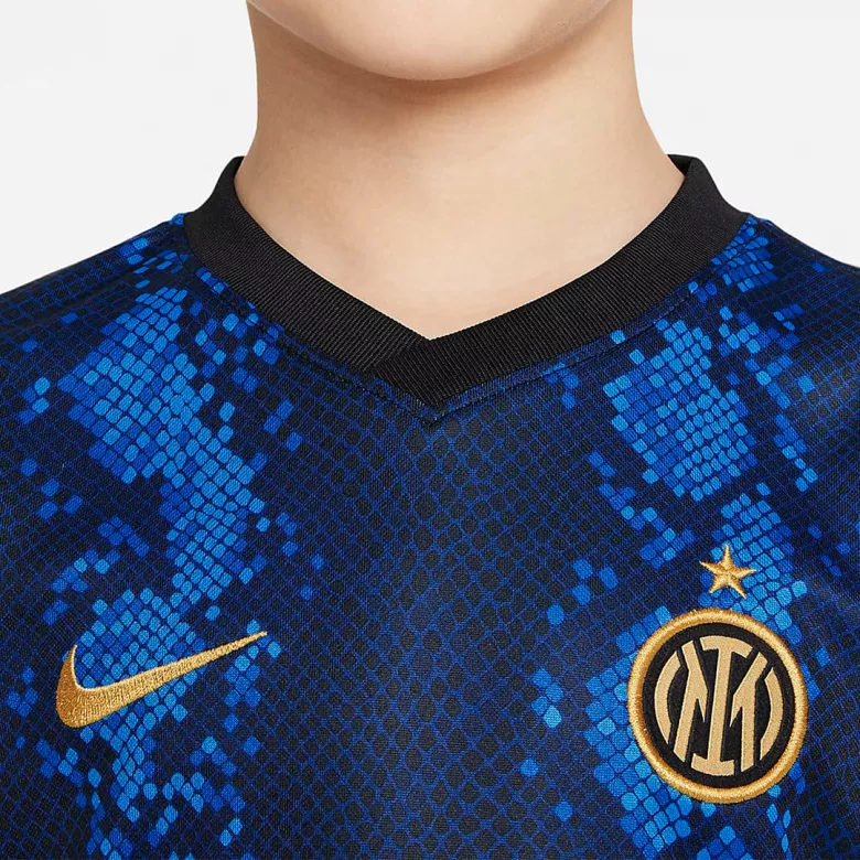 Inter Milan Home Kids Soccer Jerseys Full Kit 2021/22 - vstockx