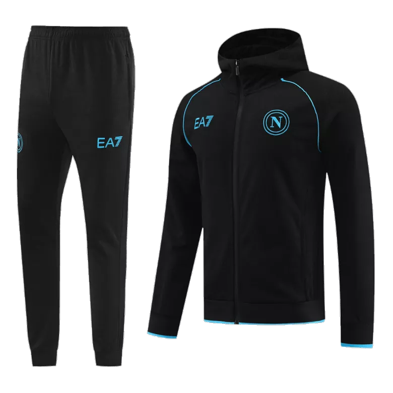 Napoli Hoodie Tracksuit 2023/24 Black - vstockx