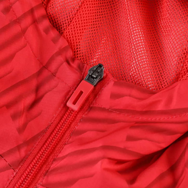 Sao Paulo FC Hoodie Windbreaker Jacket 2022/23 - Red - vstockx