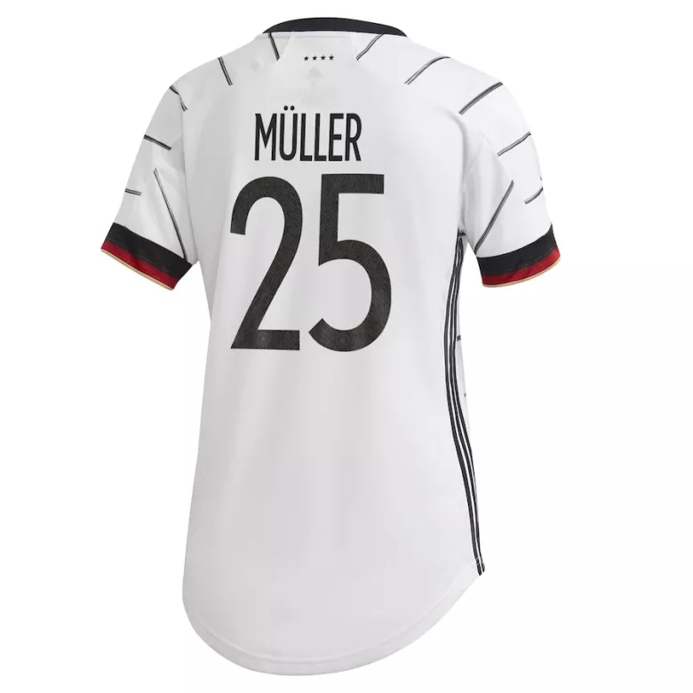 M��LLER #25 Germany Home Soccer Jersey 2020/21 Women - vstockx