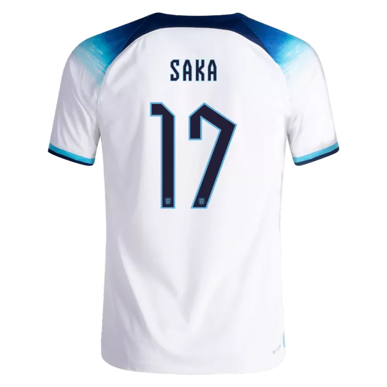 SAKA #17 England Home Authentic Jersey World Cup 2022 - vstockx