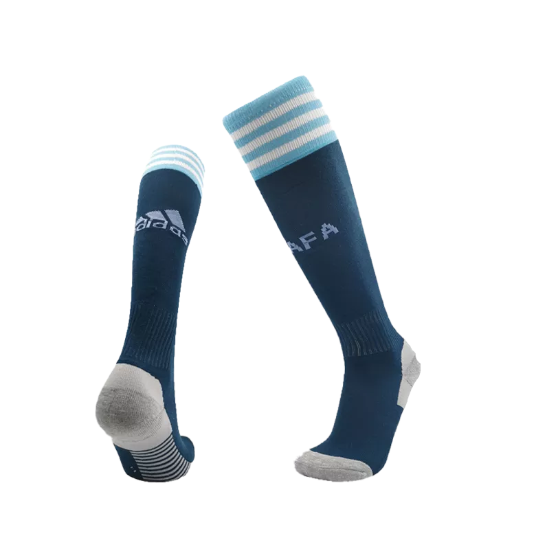 Argentina Away Soccer Socks 2020 Kids - vstockx