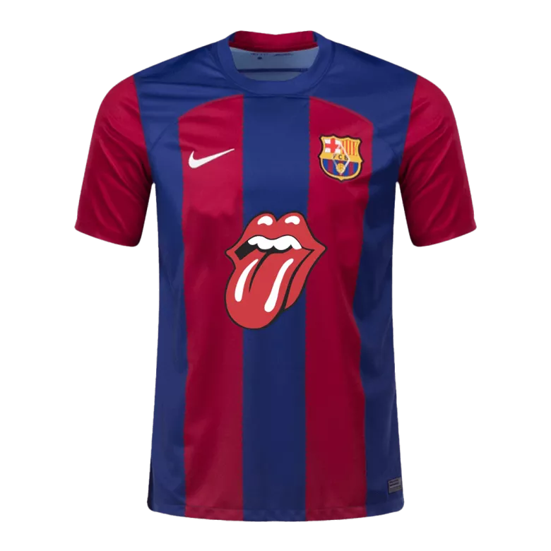 Barcelona x Rolling Stones Soccer Jersey 2023/24 - vstockx